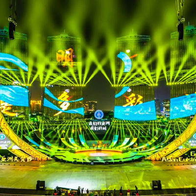 Шкаф дисплея СИД RGB ПОГРУЖЕНИЯ P31.25 на открытом воздухе пылезащитный с разрешением 32x32